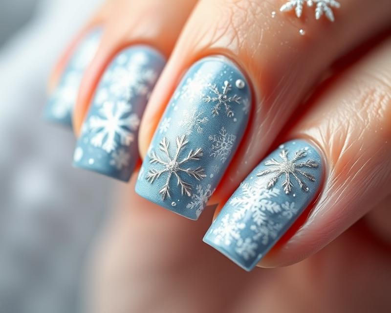 Śnieżynki na paznokciach – trendy, styl i inspiracje na zimę