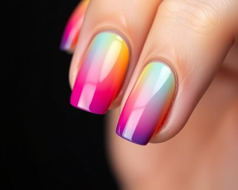 Gradientowe paznokcie w 2025 roku: trendy, techniki i kolory