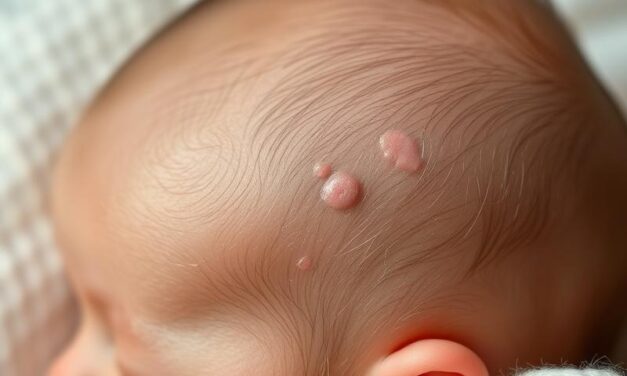Trądzik niemowlęcy na głowie – objawy, przyczyny i pielęgnacja