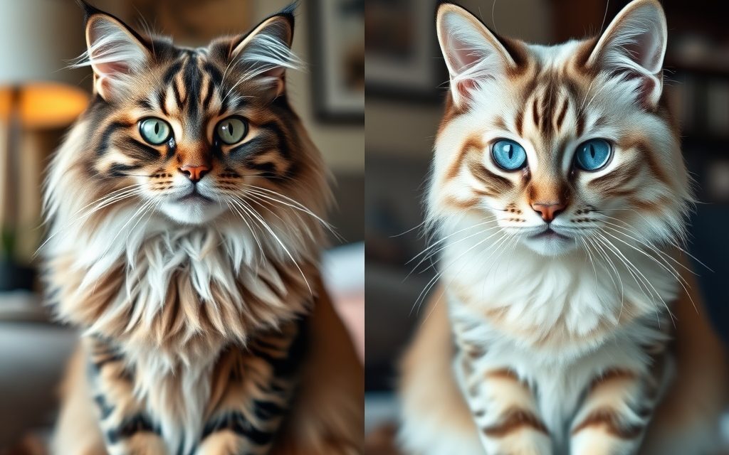 Maine Coon czy Ragdoll – porównanie charakteru, aktywności, pielęgnacji i zdrowia